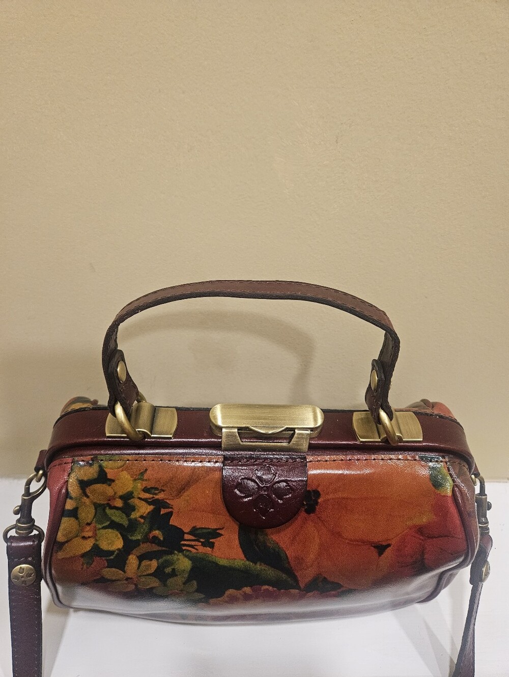 Patricia Nash Gracchi Floral Satchel - Picture 4 of 10